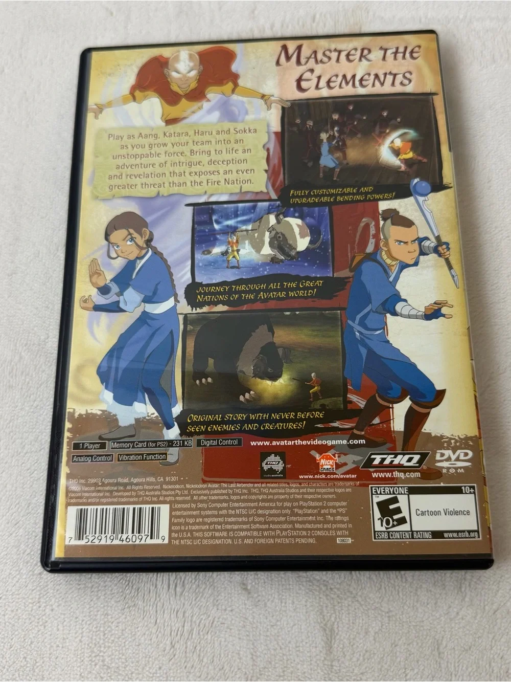 Avatar Last Airbender Video Game